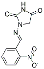 1-[(2-NITRO-BENZYLIDENE)-AMINO]-IMIDAZOLIDIN-2,4-DIONE Struktur