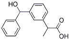 2-[3-(ALPHA-HYDROXYBENZYL)PHENYL]PROPANOIC ACID Struktur