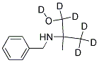 2-BENZYLAMINO-2-METHYL-1-PROPANOL-D6 Struktur