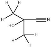 2-CYANO-2-PROPANOL-1,1,1,3,3,3-D6 Struktur