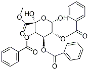 2,3,4-TRI-O-BENZOYL-5-HYDROXY-A-D-GLUCURONIC ACID METHYL ESTER Struktur