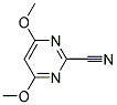 2-CYANO-4,6-DIMETHOXYPYRIMIDIN Struktur