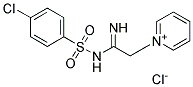 1-(2-{[(4-CHLOROPHENYL)SULPHONYL]AMINO}-2-IMINOETHYL)PYRIDINIUM CHLORIDE Struktur