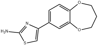 2-AMINO-4-(3,4-TRIMETHYLENEDIOXYPHENYL)THIAZOL Struktur