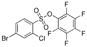 2,3,4,5,6-PENTAFLUOROPHENYL 4-BROMO-2-CHLOROBENZENESULPHONATE Struktur