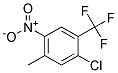 2-CHLORO-4-METHYL-5-NITROBENZOTRIFLUORID Struktur