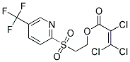 2-{[5-(TRIFLUOROMETHYL)-2-PYRIDYL]SULPHONYL}ETHYL 2,3,3-TRICHLOROACRYLATE Struktur