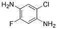 1-CHLORO-2,5-DIAMINO-4-FLUOROBENZEN Struktur