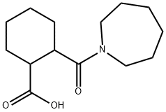 2-(1-AZEPANYLCARBONYL)CYCLOHEXANECARBOXYLIC ACID Struktur