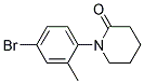 1-(4-BROMO-2-METHYL-PHENYL)-PIPERIDIN-2-ONE Struktur