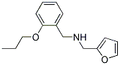 1-(2-FURYL)-N-(2-PROPOXYBENZYL)METHANAMINE Struktur