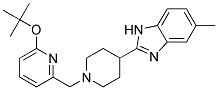 2-(1-[(6-TERT-BUTOXYPYRIDIN-2-YL)METHYL]PIPERIDIN-4-YL)-5-METHYL-1H-BENZIMIDAZOLE Struktur