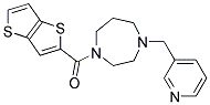 1-(PYRIDIN-3-YLMETHYL)-4-(THIENO[3,2-B]THIEN-2-YLCARBONYL)-1,4-DIAZEPANE Struktur