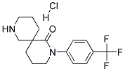 2-(4-(TRIFLUOROMETHYL)PHENYL)-2,8-DIAZASPIRO[5.5]UNDECAN-1-ONE HYDROCHLORIDE Struktur