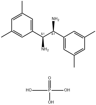 (1S,2S)-1,2-BIS(3,5-DIMETHYLPHENYL)-1,2-ETHYLENEDIAMINE PHOSPHATE Struktur