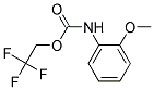 2,2,2-TRIFLUOROETHYL 2-METHOXYPHENYLCARBAMATE Struktur