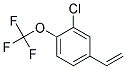 2-CHLORO-1-TRIFLUOROMETHOXY-4-VINYL-BENZENE Struktur