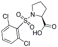 1-[(2,6-DICHLOROPHENYL)SULFONYL]PROLINE Struktur