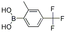 2-METHYL-4-(TRIFLUOROMETHYL)PHENYL BORONIC ACID Struktur