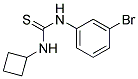 1-(3-BROMOPHENYL)-3-CYCLOBUTYL-THIOUREA Struktur