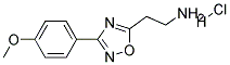 2-[3-(4-METHOXYPHENYL)-1,2,4-OXADIAZOL-5-YL]ETHANAMINE HYDROCHLORIDE Struktur