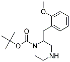 2-(2-METHOXY-BENZYL)-PIPERAZINE-1-CARBOXYLIC ACID TERT-BUTYL ESTER Struktur