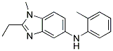 (2-ETHYL-1-METHYL-1H-BENZOIMIDAZOL-5-YL)-O-TOLYL-AMINE Struktur