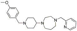 1-[1-(4-METHOXYBENZYL)PIPERIDIN-4-YL]-4-(PYRIDIN-2-YLMETHYL)-1,4-DIAZEPANE Struktur