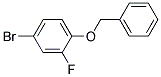 1-BENZYLOXY-4-BROMO-2-FLUOROBENZENE Struktur