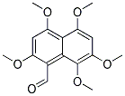 2,4,5,7,8-PENTAMETHOXY-NAPHTHALENE-1-CARBALDEHYDE Struktur