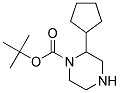 2-CYCLOPENTYL-PIPERAZINE-1-CARBOXYLIC ACID TERT-BUTYL ESTER Struktur