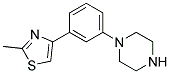 1-[3-(2-METHYL-THIAZOL-4-YL)-PHENYL]-PIPERAZINE Struktur