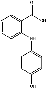 2-(4-HYDROXY-PHENYLAMINO)-BENZOIC ACID Struktur