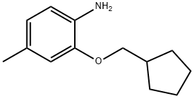 2-(CYCLOPENTYLMETHOXY)-4-METHYLANILINE Struktur