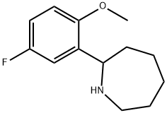 2-(5-FLUORO-2-METHOXYPHENYL)AZEPANE Struktur