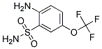 2-AMINO-5-(TRIFLUOROMETHOXY)BENZENESULPHONAMIDE Struktur