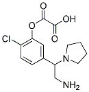 2-(4-CHLORO-PHENYL)-2-PYRROLIDIN-1-YL-ETHYLAMINE 0.5 OXALATE Struktur