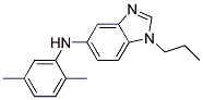 (2,5-DIMETHYL-PHENYL)-(1-PROPYL-1H-BENZOIMIDAZOL-5-YL)-AMINE Struktur