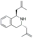 (1R,3R)-1,3-BIS(2-METHYLPROP-2-ENYL)-1,2,3,4-TETRAHYDROISOQUINOLINE Struktur