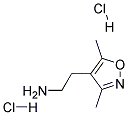 2-(3,5-DIMETHYL-ISOXAZOL-4-YL)-ETHYLAMINE DIHYDROCHLORIDE Struktur