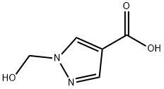 1-HYDROXYMETHYL-1H-PYRAZOLE-4-CARBOXYLIC ACID Struktur