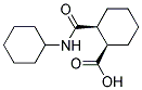 (1R,2S)-2-[(CYCLOHEXYLAMINO)CARBONYL]CYCLOHEXANECARBOXYLIC ACID Struktur