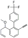 1-(1-METHOXY-BUT-3-ENYL)-2-(4-TRIFLUOROMETHYLPHENYL)ETHYNYL-BENZENE Struktur