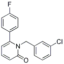 1-(3-CHLOROBENZYL)-6-(4-FLUOROPHENYL)PYRIDIN-2(1H)-ONE Struktur