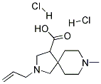 2-ALLYL-8-METHYL-2,8-DIAZA-SPIRO[4.5]DECANE-4-CARBOXYLIC ACID DIHYDROCHLORIDE Struktur