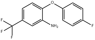 2-(4-FLUOROPHENOXY)-5-(TRIFLUOROMETHYL)ANILINE Struktur