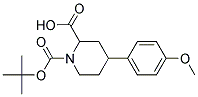 1-(TERT-BUTOXYCARBONYL)-4-(4-METHOXYPHENYL)PIPERIDINE-2-CARBOXYLIC ACID Struktur