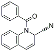 1-BENZOYL-2-CYANO-1,2-DIHYDROQUINOLINE Struktur