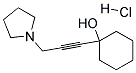 1-[3-(1-PYRROLIDINYL)-1-PROPYNYL]-1-CYCLOHEXANOL HYDROCHLORIDE Struktur