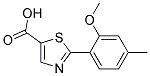 2-(2-METHOXY-4-METHYL-PHENYL)-THIAZOLE-5-CARBOXYLIC ACID Struktur